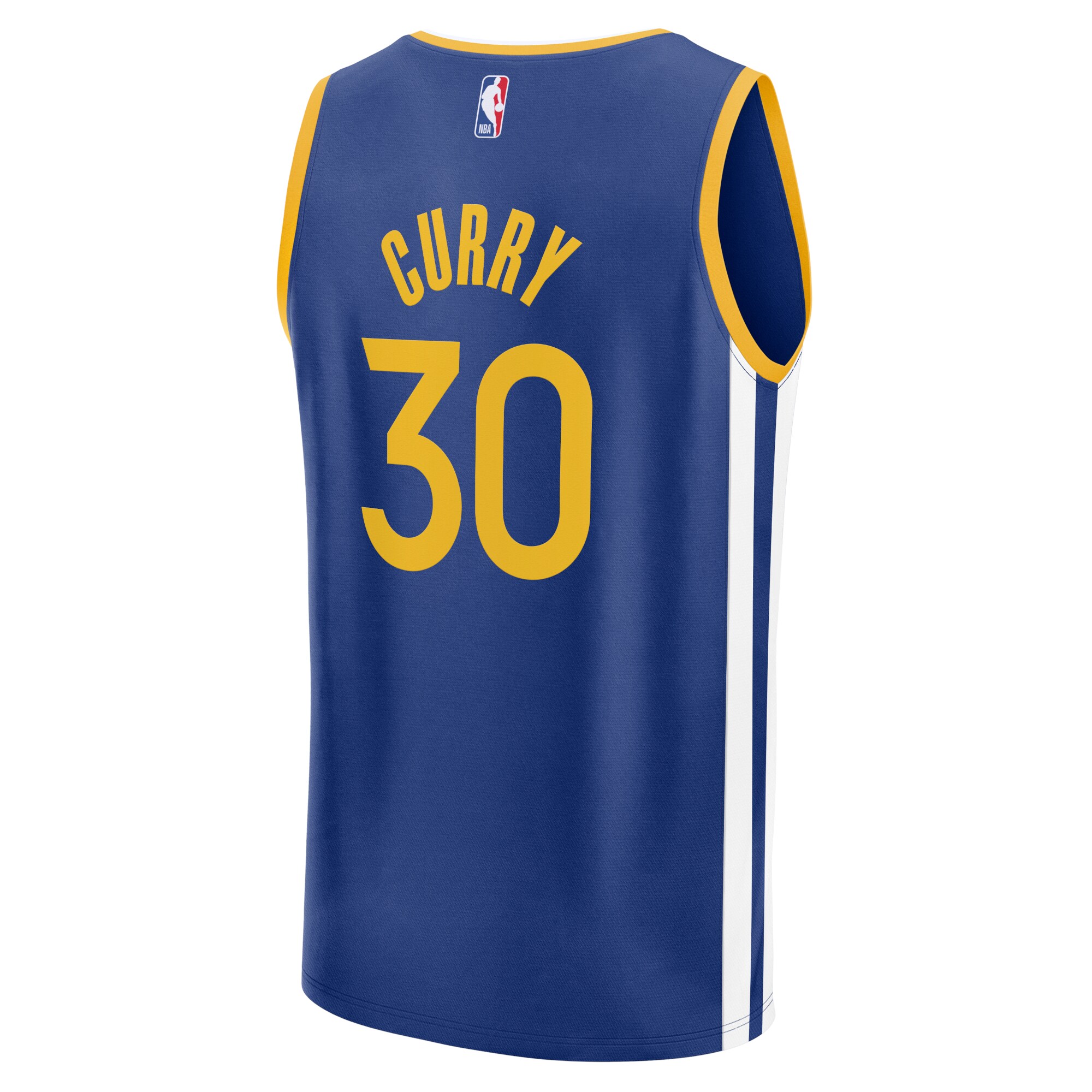 Alternative view of Stephen Curry Golden State Warriors Fanatics Fast Break Replica Jersey – Icon Edition – Royal
