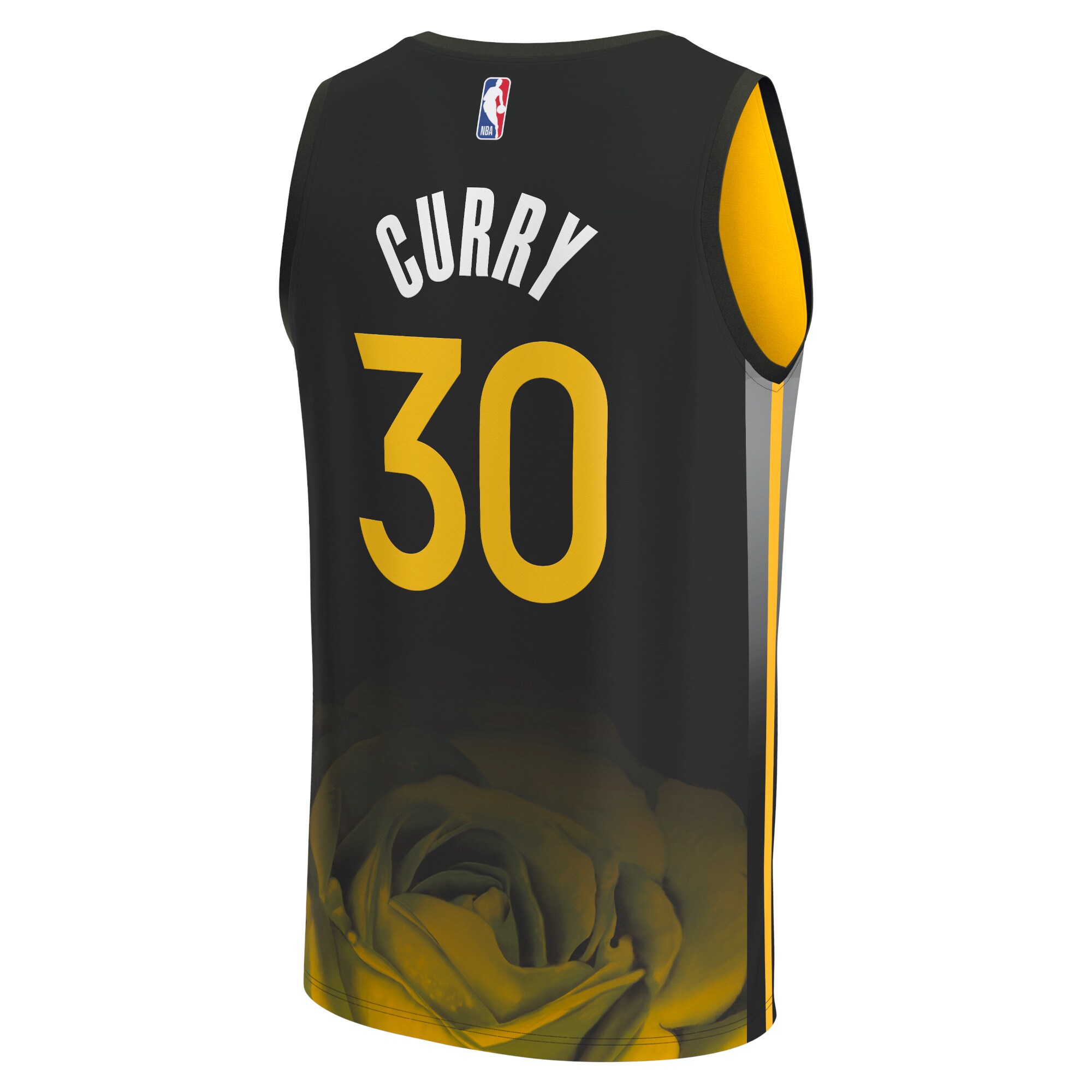 Alternative view of Stephen Curry Golden State Warriors Fanatics Fastbreak Jersey - City Edition - Black