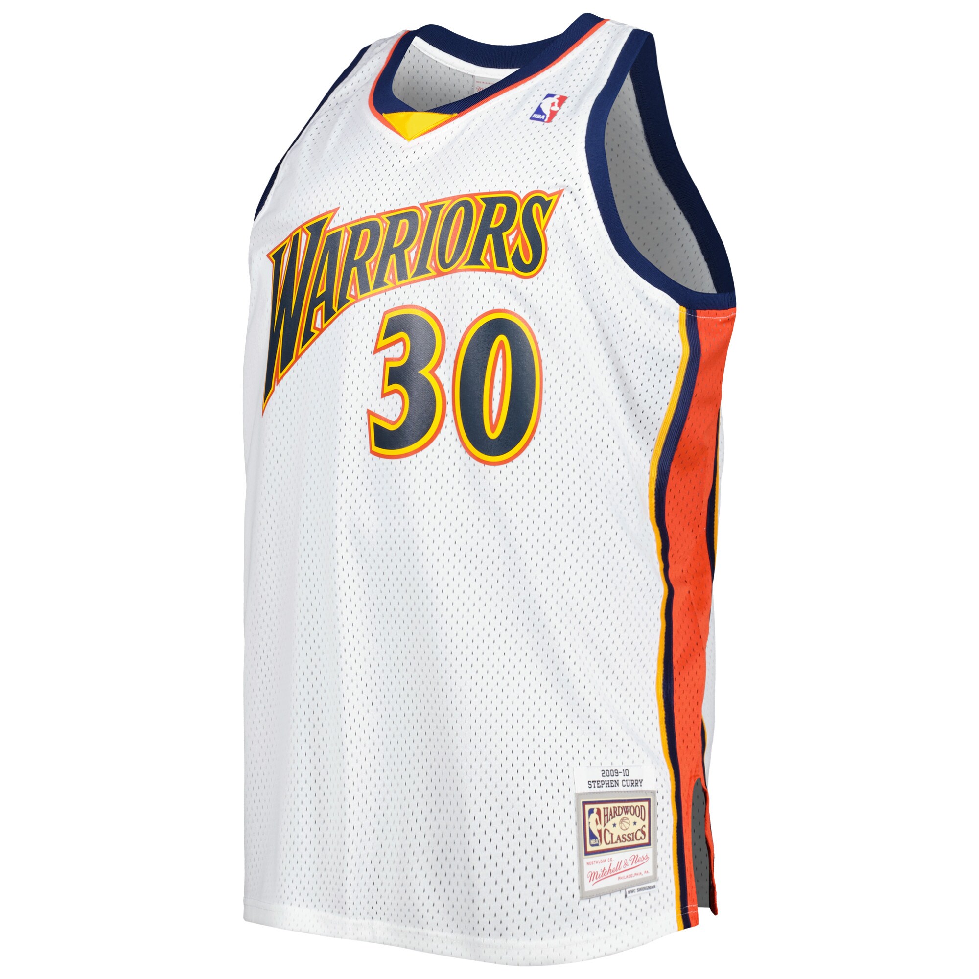 Alternative view of Stephen Curry Golden State Warriors Mitchell & Ness Big & Tall Hardwood Classics 2008/09 Swingman Jersey - White