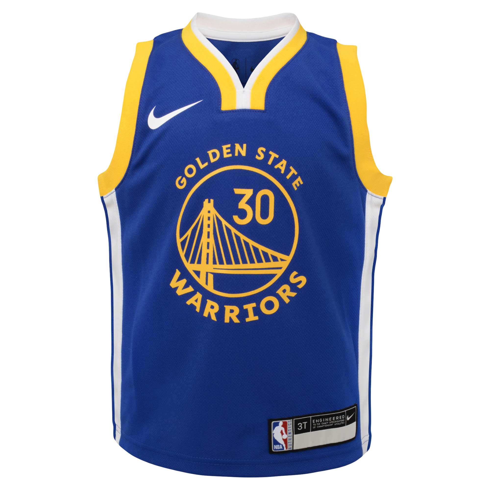 Alternative view of Stephen Curry Golden State Warriors Toddler Swingman Player Jersey - Icon Edition - Royal