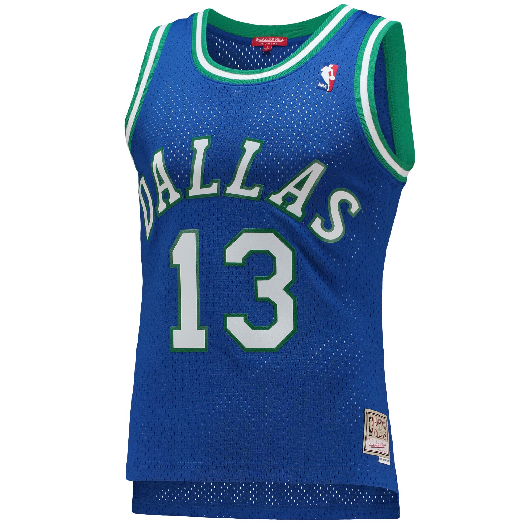 Alternative view of Steve Nash Dallas Mavericks Mitchell & Ness Women's 1998/99 Hardwood Classics Swingman Jersey - Blue