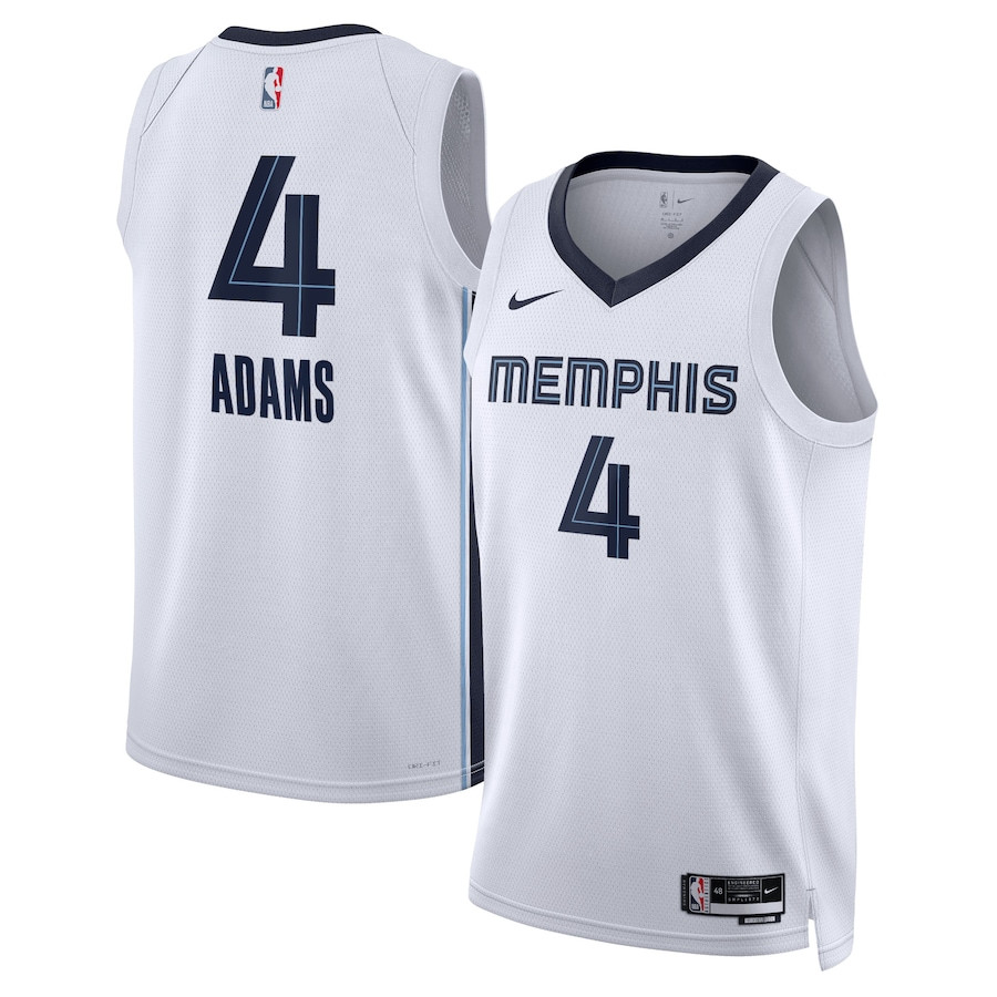 Steven Adams 4 Memphis Grizzlies Unisex Swingman Jersey - Association Edition - White - JS441 