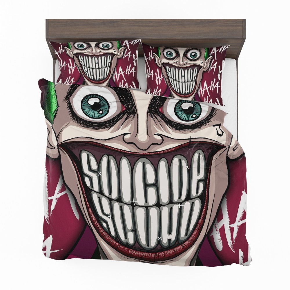 Alternative view of Suicide Squad Movie DC Comics Joker Bedding Set - Custom Bedding Set