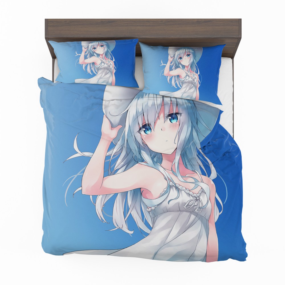 Alternative view of Summer Anime Girl Bedding Set - Custom Bedding Set