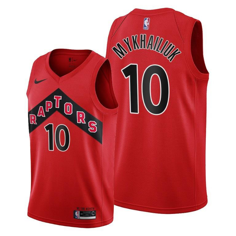 Sviatoslav Mykhailiuk Toronto Raptors Red Icon Edition Jersey 10 - Men Jersey - JS289 