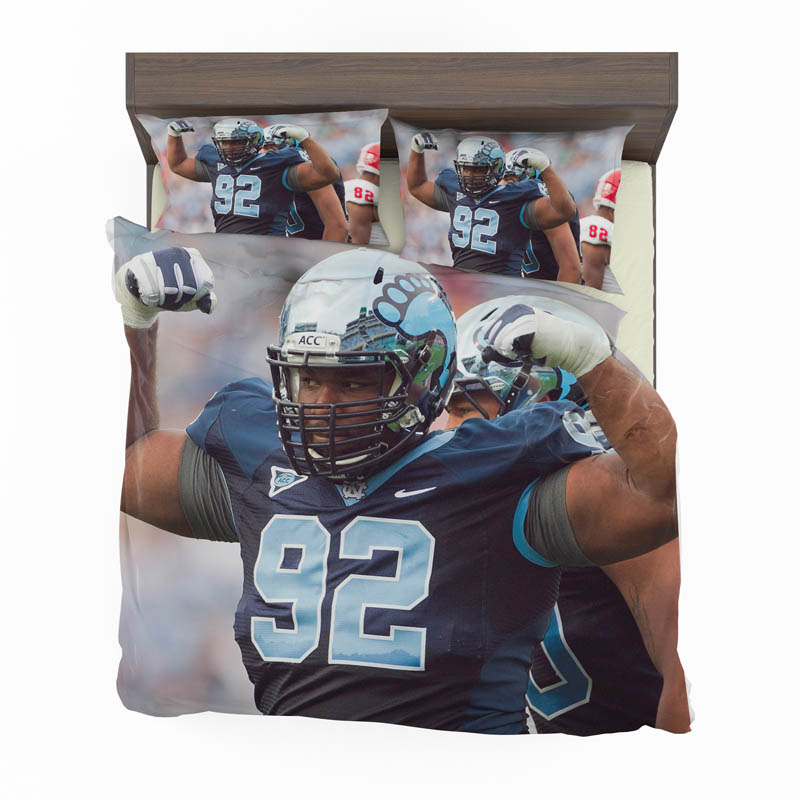 Sylvester Williams North Carolina Detroit Lions Nfl Bedding Set - Custom Bedding Set
