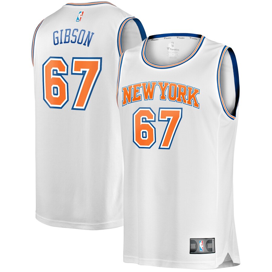 Taj Gibson New York Knicks Fanatics Branded Youth Fast Break Replica Player Jersey - Statement Edition - White