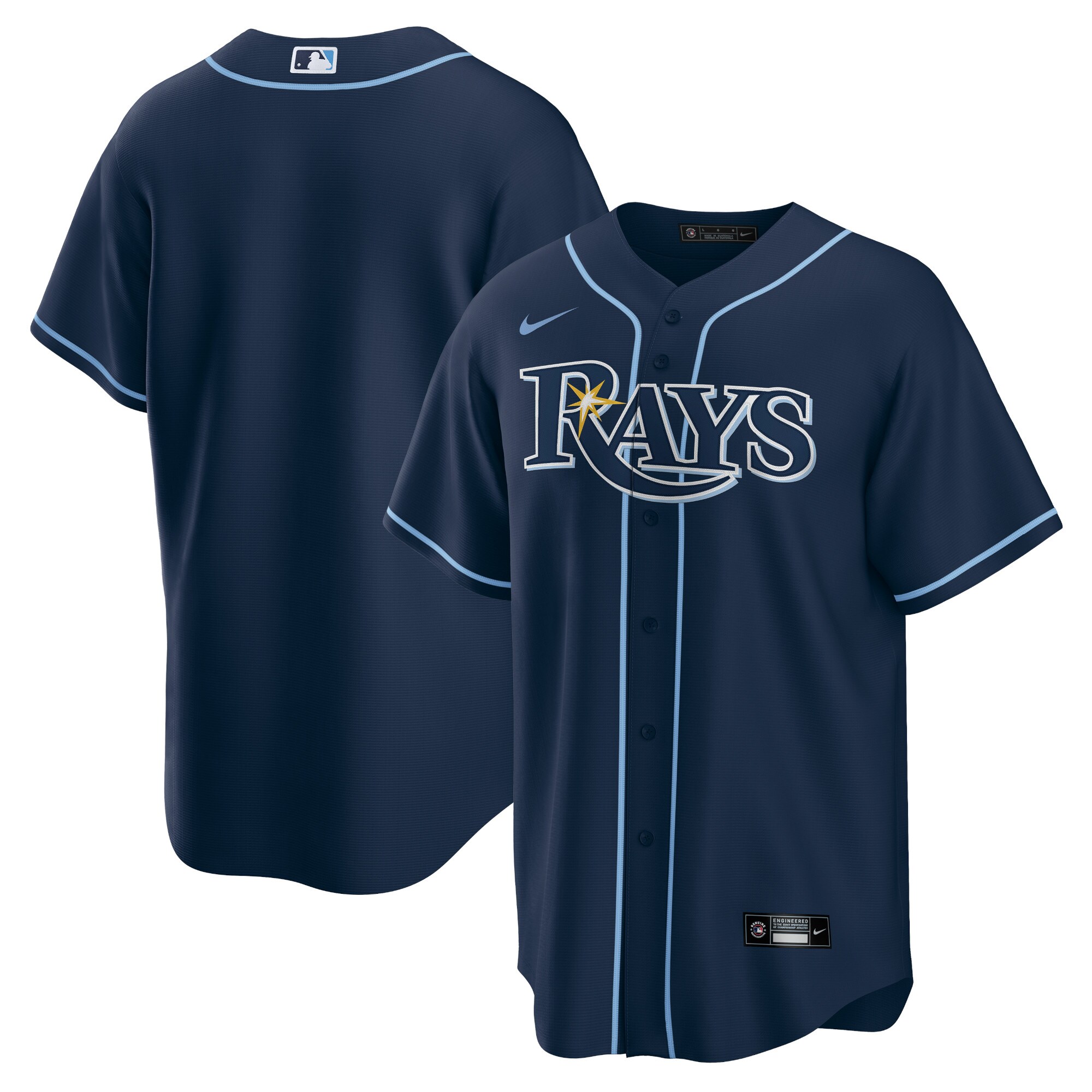Tampa Bay Rays Alternate Replica Team Jersey - Navy