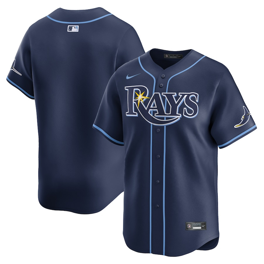 Tampa Bay Rays Away Limited Men Jersey - Navy - JS734 