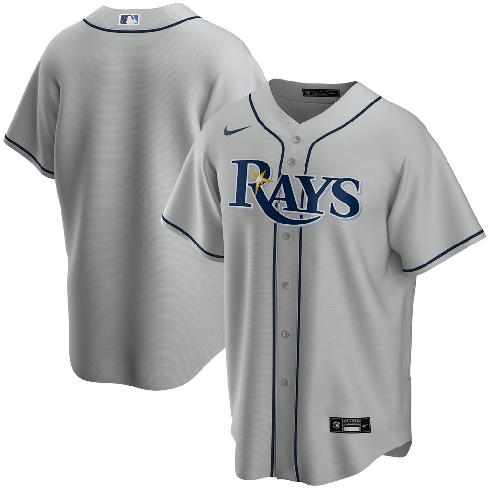 Tampa Bay Rays Road 2020 Team Jersey - Gray