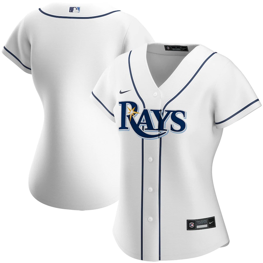 Tampa Bay Rays Women's Home 2020 Replica Team Jersey ÃƒÂ¢Ã¢â€šÂ¬Ã¢â‚¬Å“ White