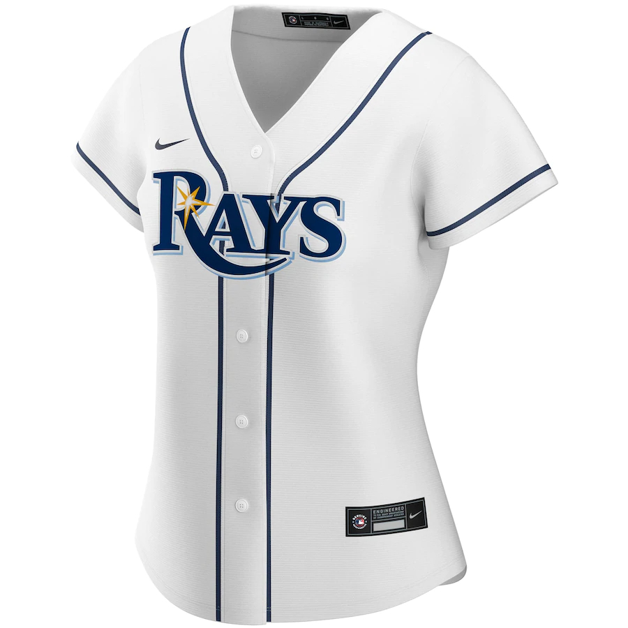 Alternative view of Tampa Bay Rays Women's Home 2020 Replica Team Jersey ÃƒÂ¢Ã¢â€šÂ¬Ã¢â‚¬Å“ White