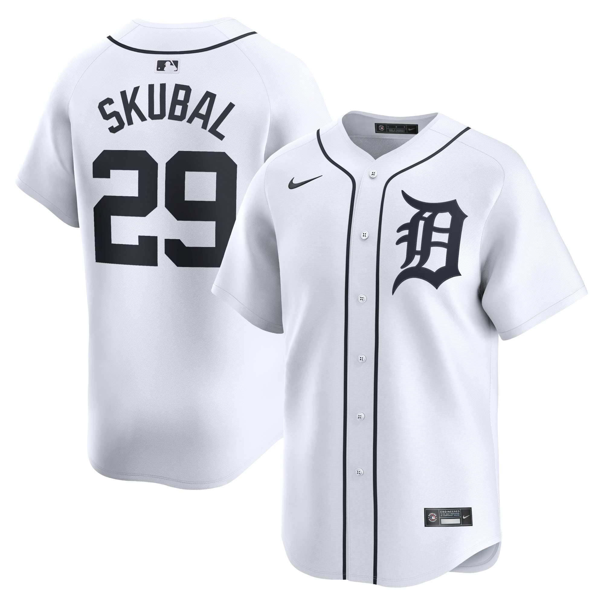 Tarik Skubal Detroit Tigers Home Limited Player Jersey - White