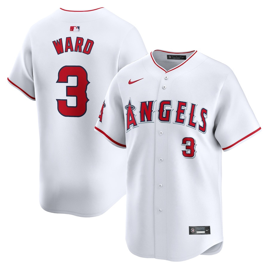 Taylor Ward 3 Los Angeles Angels Home Limited Men Jersey - White 