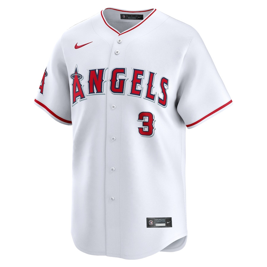 Alternative view of Taylor Ward 3 Los Angeles Angels Home Limited Men Jersey - White 