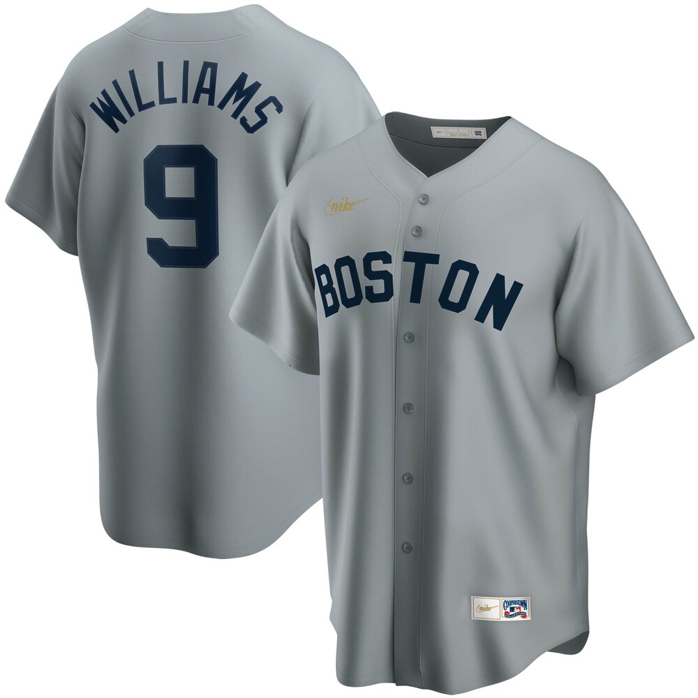 Ted Williams Boston Red Sox Road Cooperstown Collection Player Jersey - Gray