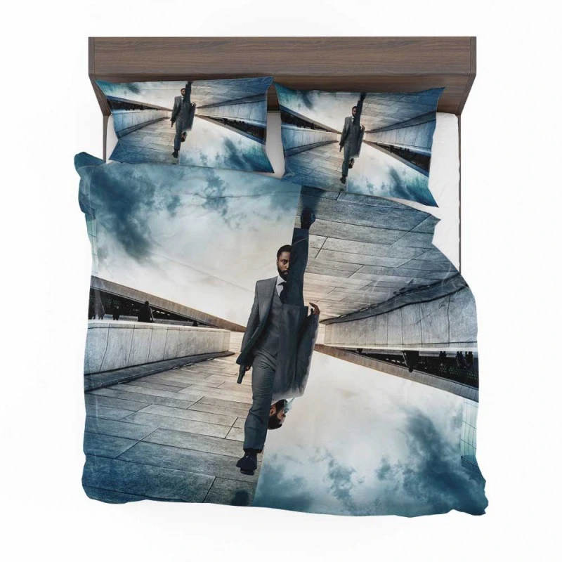 Alternative view of Tenet Movie John David Washington Bedding Set - Custom Bedding Set