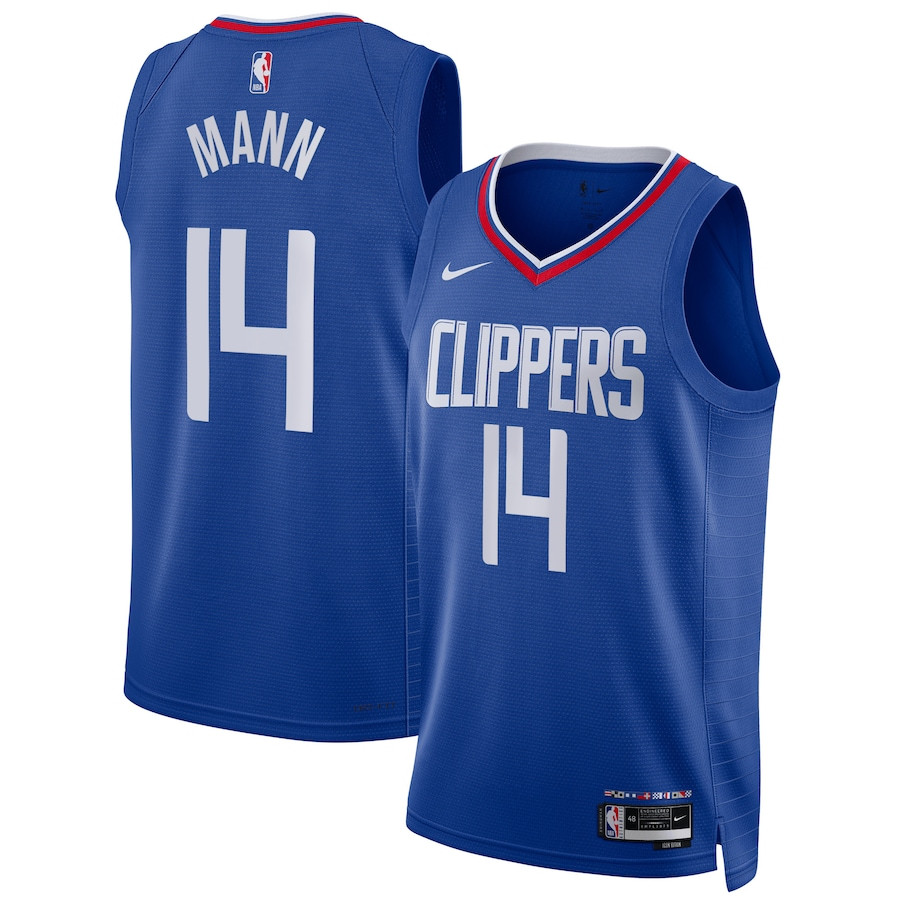 Terance Mann 14 Los Angeles Clippers Unisex Swingman Jersey - Icon Edition - Blue - JS615 