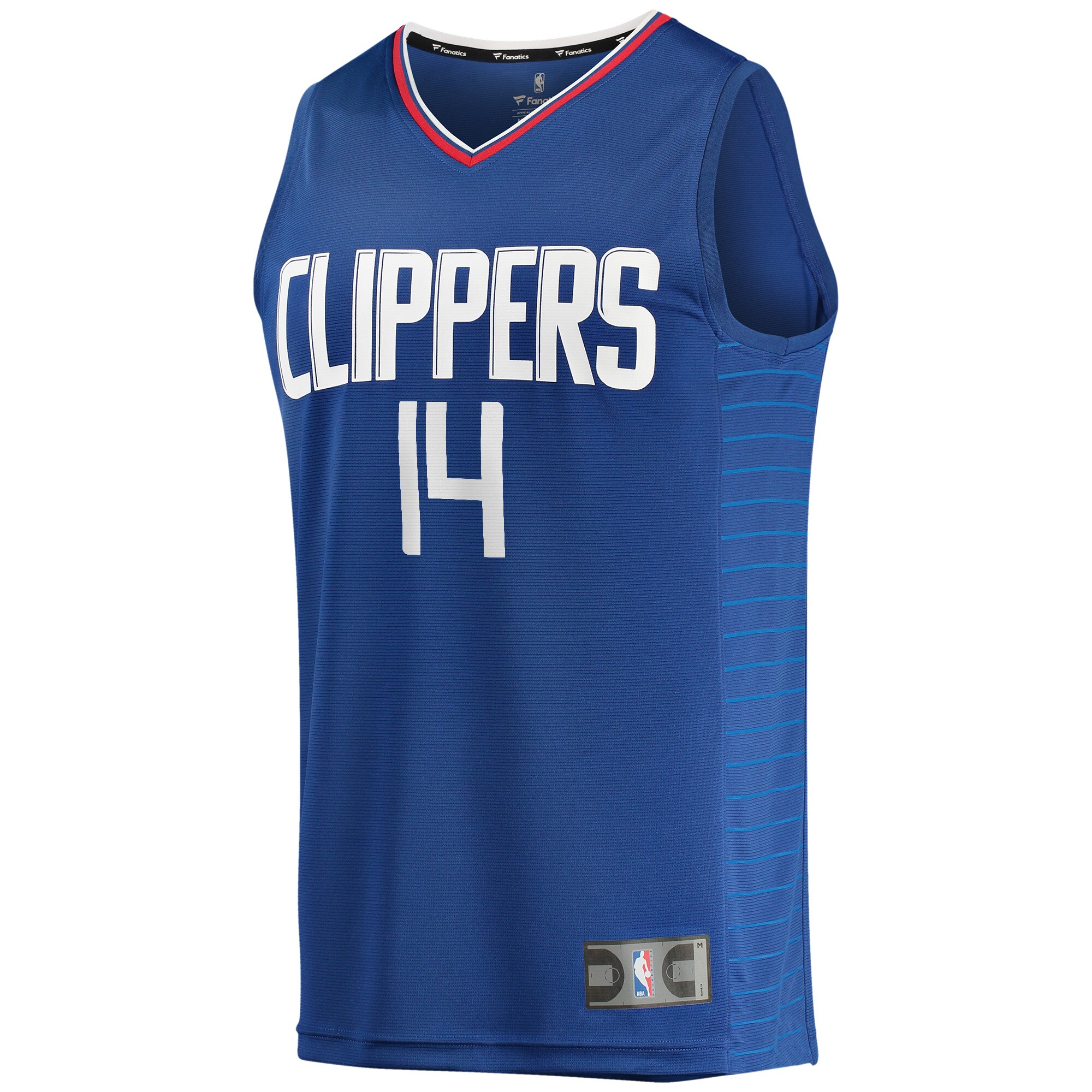 Alternative view of Terance Mann La Clippers Fanatics Youth Fast Break Player Jersey - Icon Edition - Royal