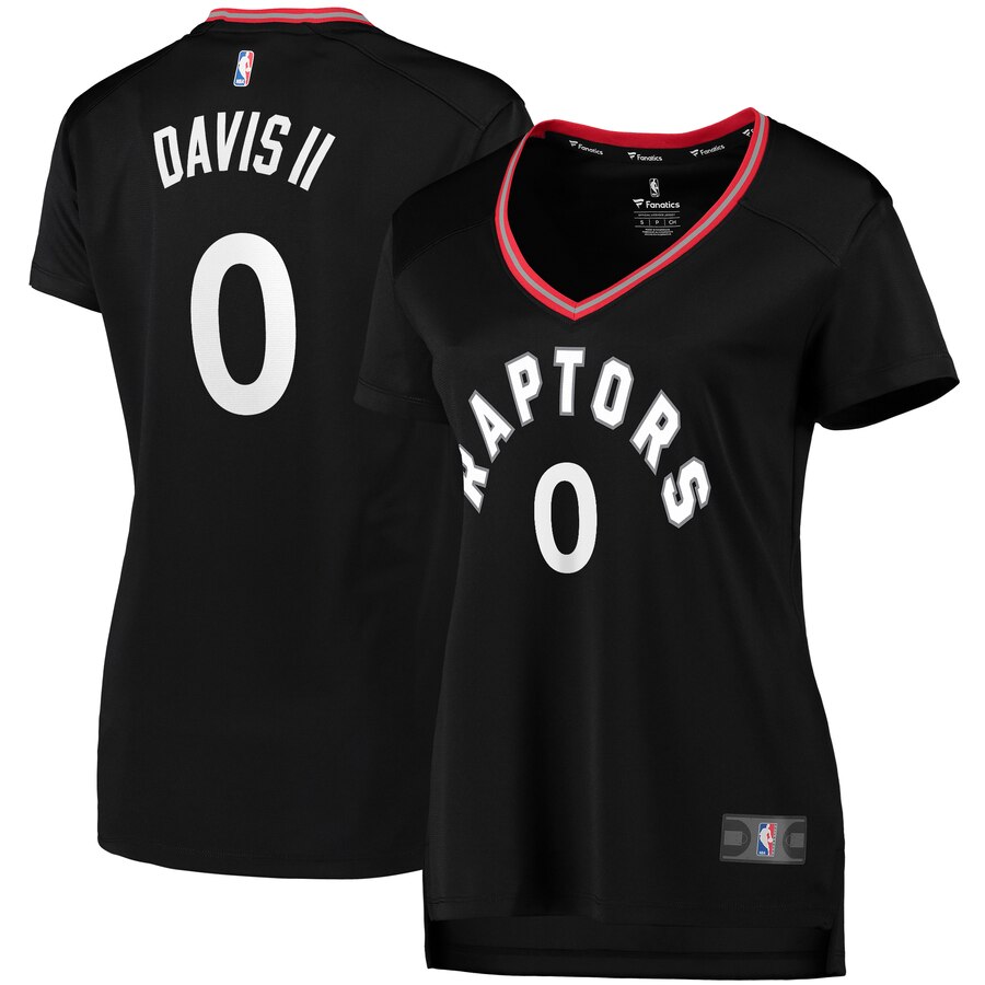 Terence Davis Ii Toronto Raptors Fanatics Branded Women's Fast Break Replica Jersey Black - Statement Edition