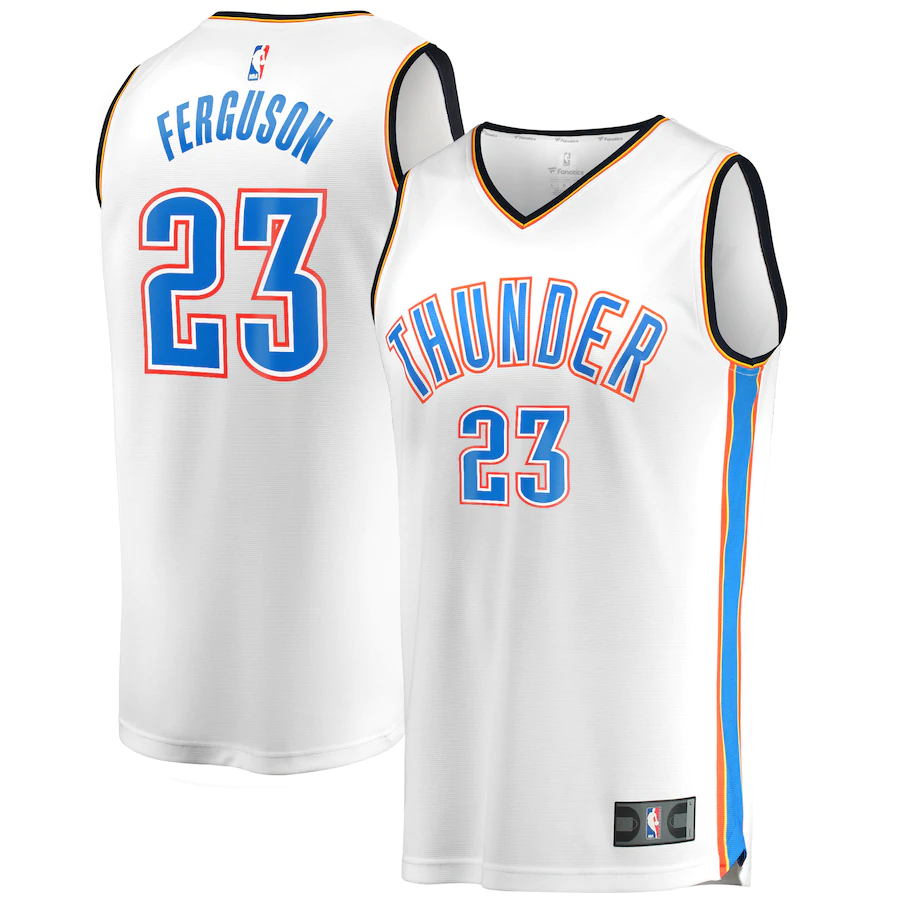 Terrance Ferguson Oklahoma City Thunder Fanatics Branded Fast Break Player Jersey - Association Edition - White