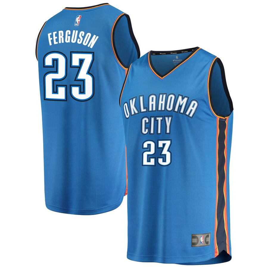 Terrance Ferguson Oklahoma City Thunder Fanatics Branded Fast Break Team Player Jersey Blue - Icon Edition