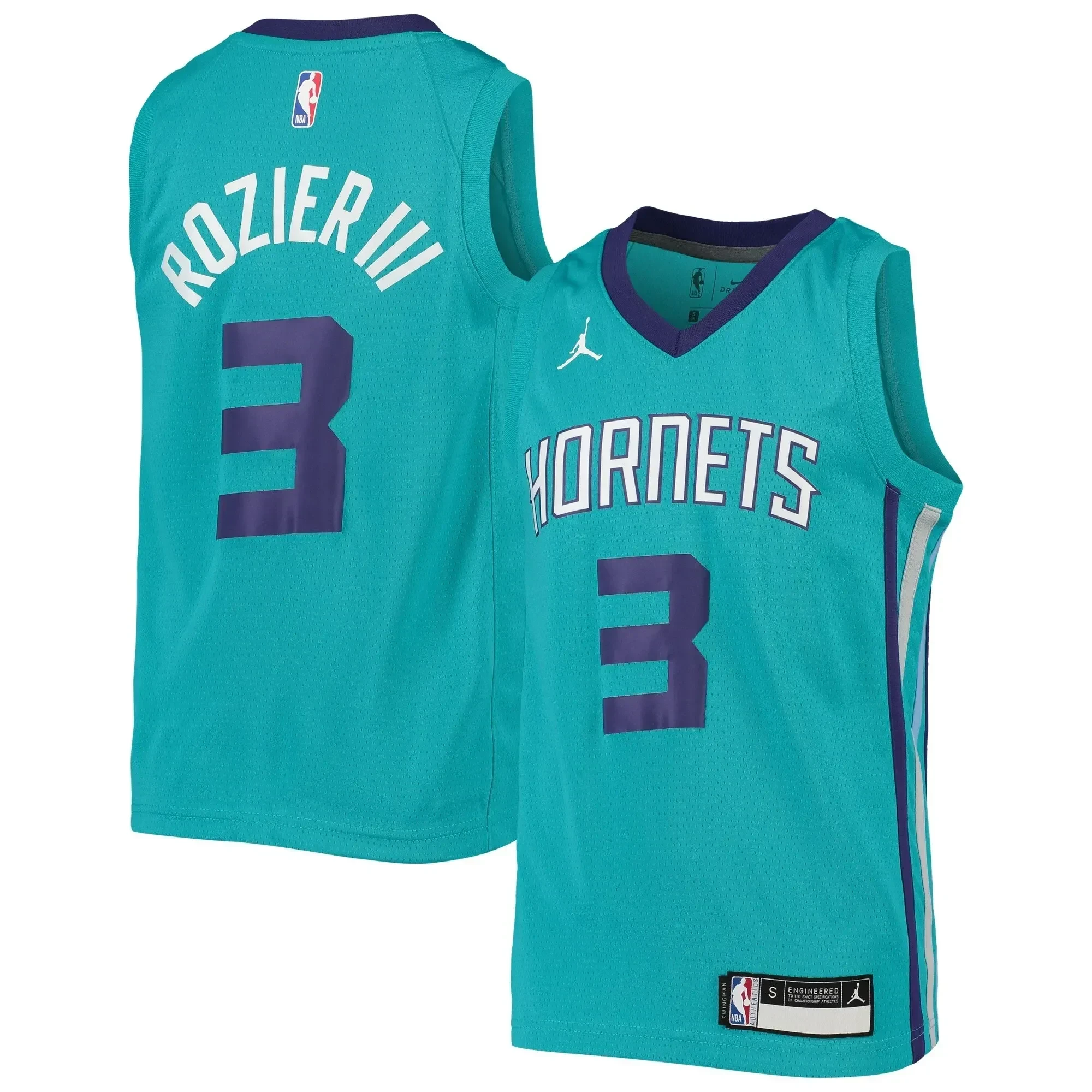 Terry Rozier Charlotte Hornets Youth Team Swingman Jersey - Teal - JS475 