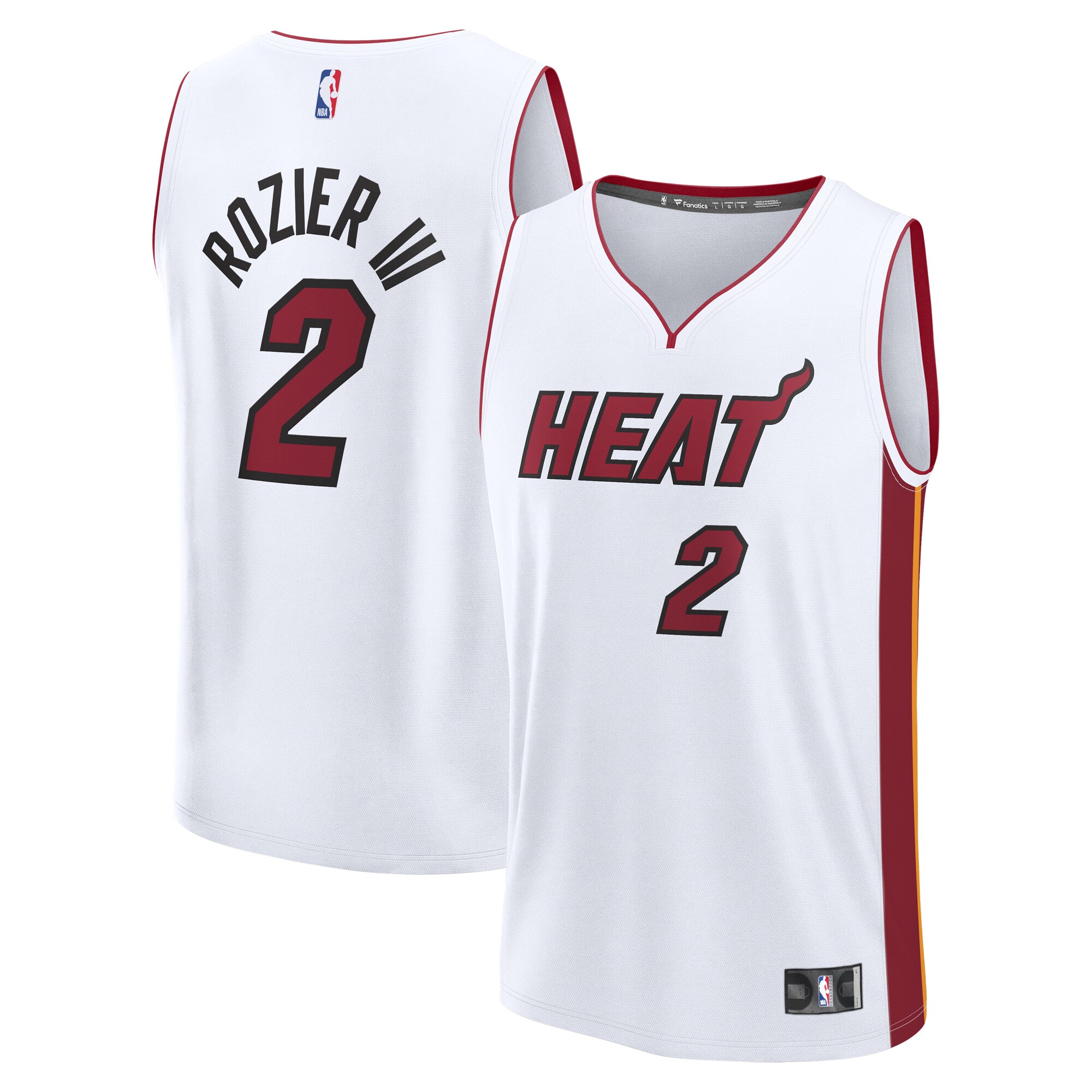 Terry Rozier Miami Heat Fanatics Fast Break Player Jersey - Association Edition - White