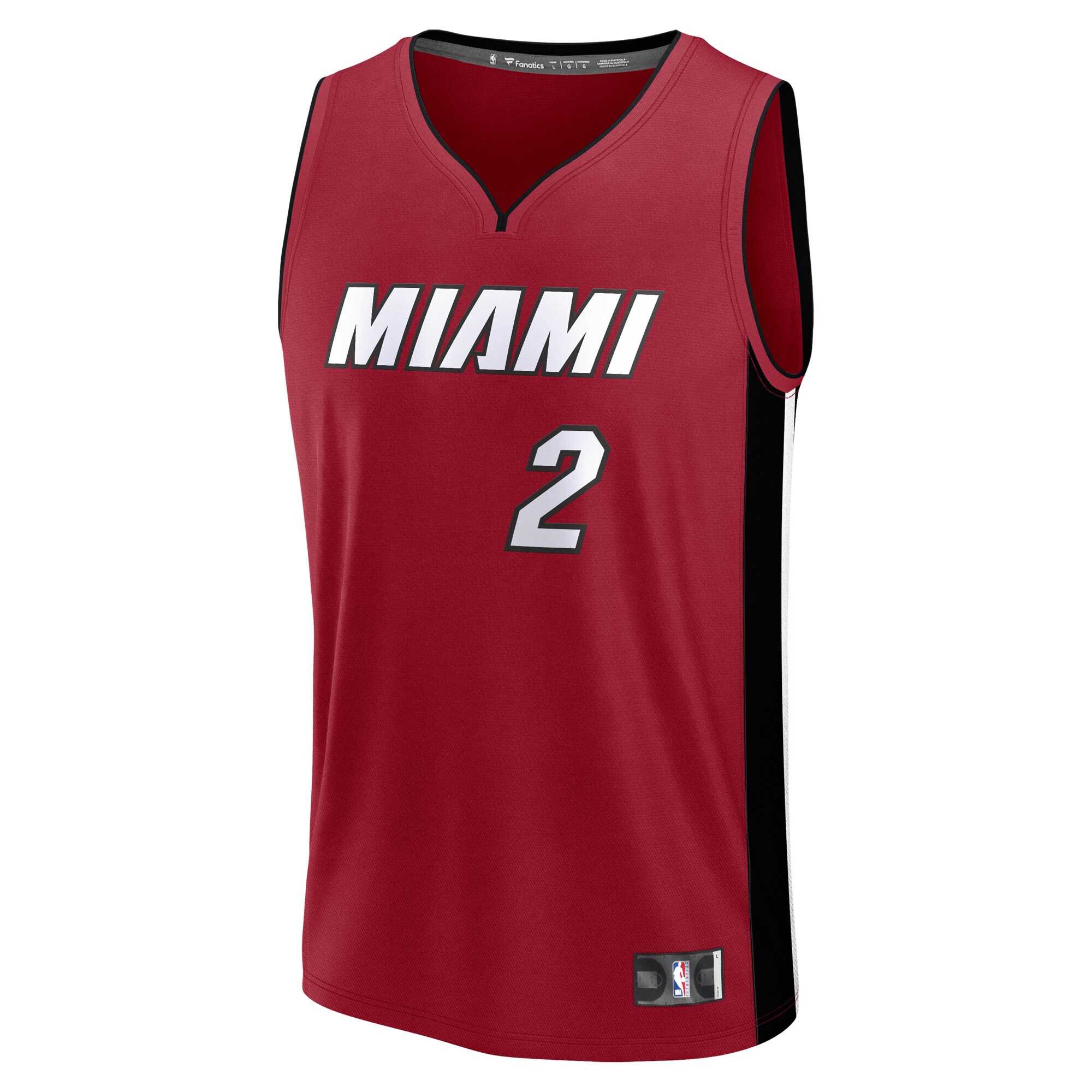 Alternative view of Terry Rozier Miami Heat Fanatics Youth Fast Break Player Jersey - Statement Edition - Red