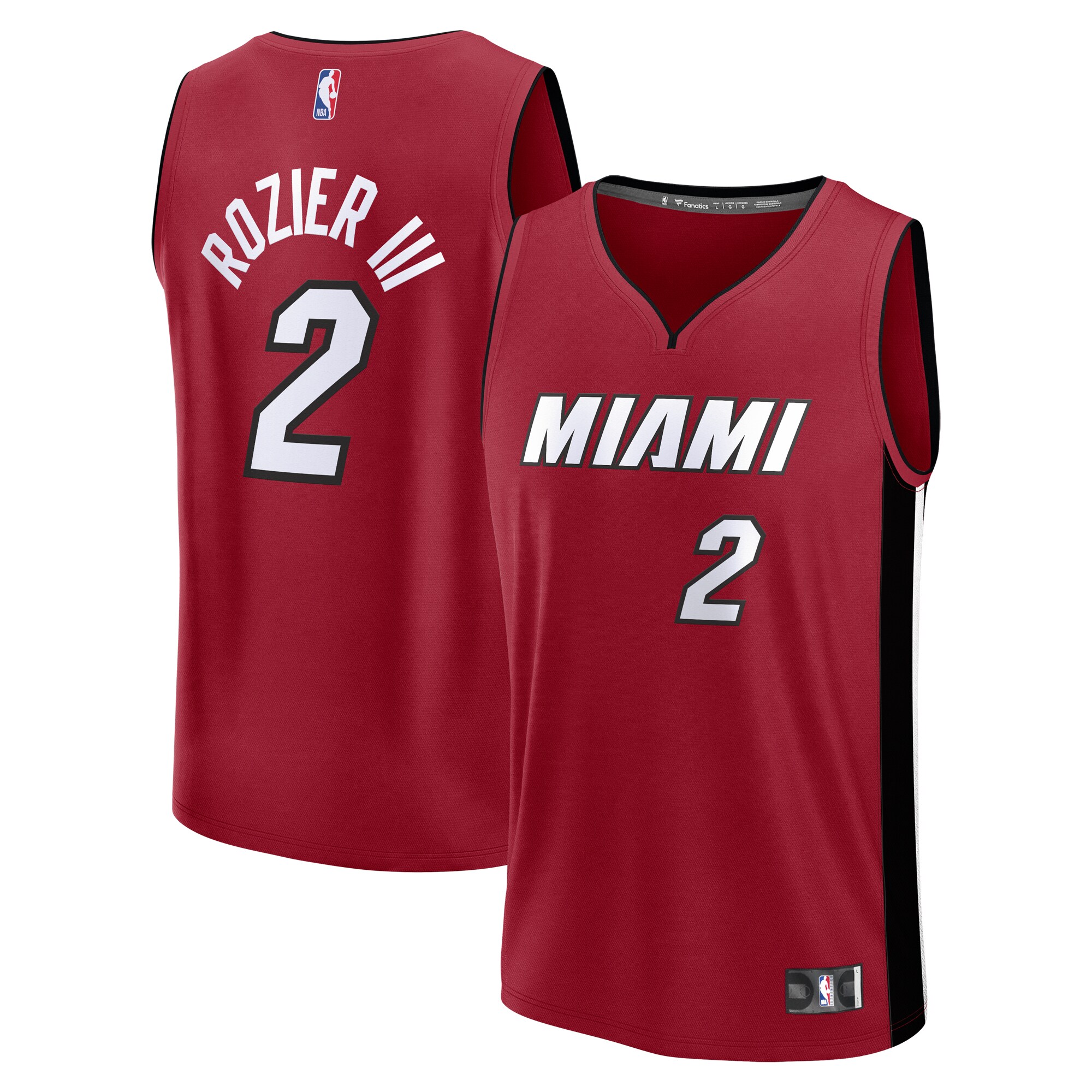 Terry Rozier Miami Heat Fanatics Youth Fast Break Player Jersey - Statement Edition - Red