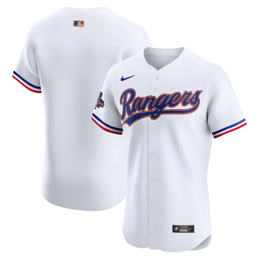 Texas Rangers 2024 Gold Collection ELITE Player Jersey - White - JS386 