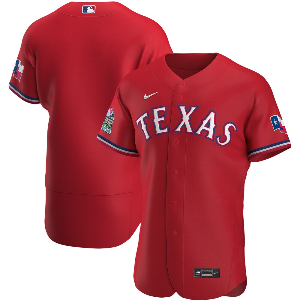 Texas Rangers Alternate 2020 Team Jersey - Scarlet