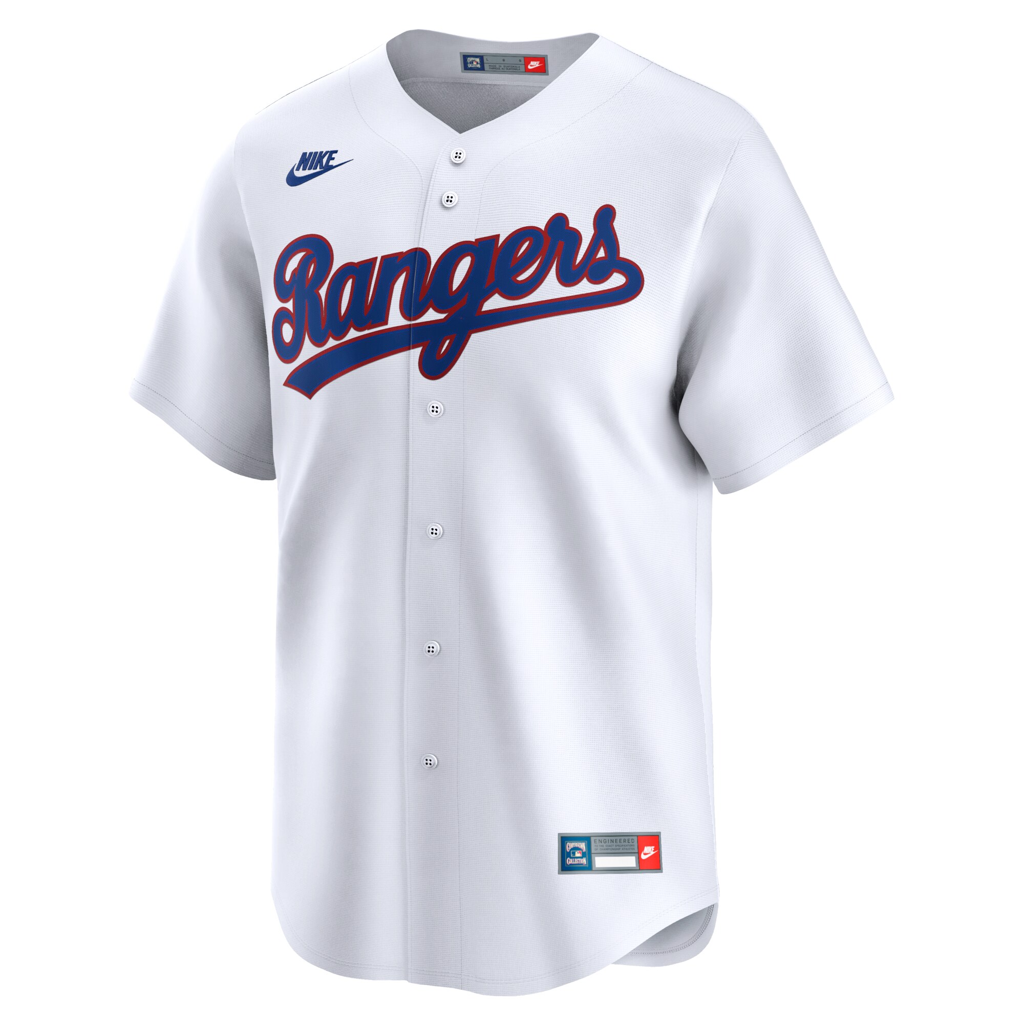 Alternative view of Texas Rangers Cooperstown Collection Limited Jersey - White