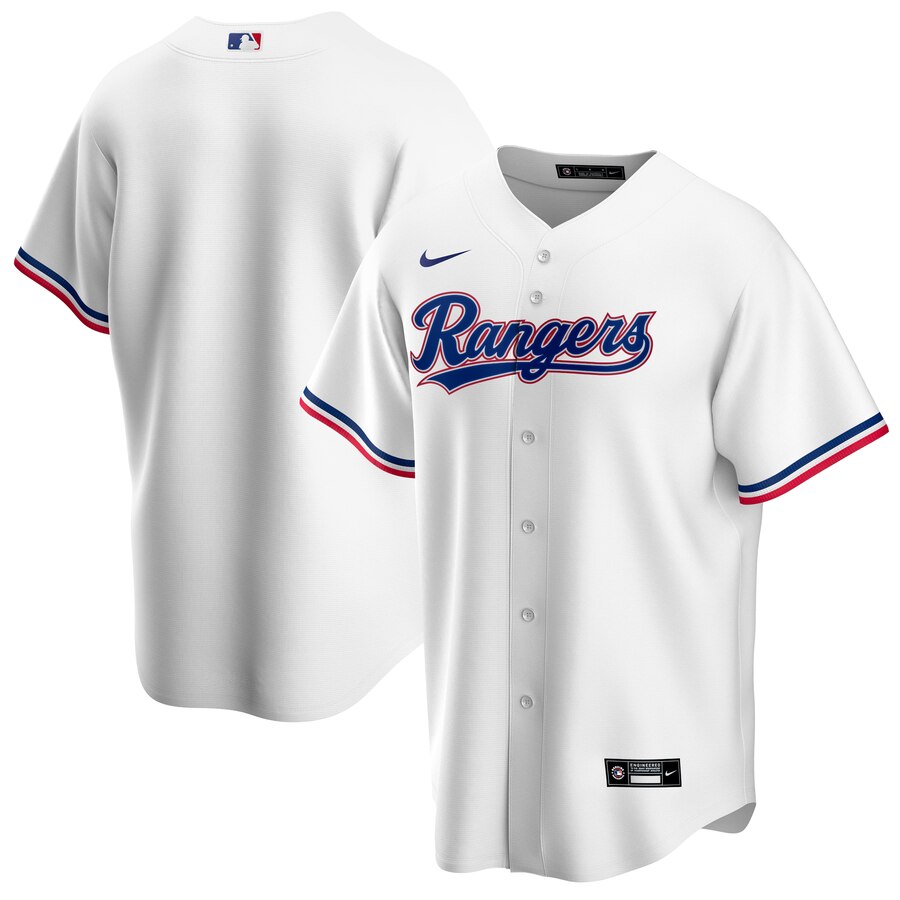 Texas Rangers Home 2020 Replica Team Jersey ÃƒÂ¢Ã¢â€šÂ¬Ã¢â‚¬Å“ White