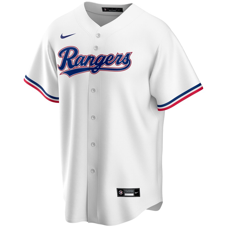 Alternative view of Texas Rangers Home 2020 Replica Team Jersey ÃƒÂ¢Ã¢â€šÂ¬Ã¢â‚¬Å“ White