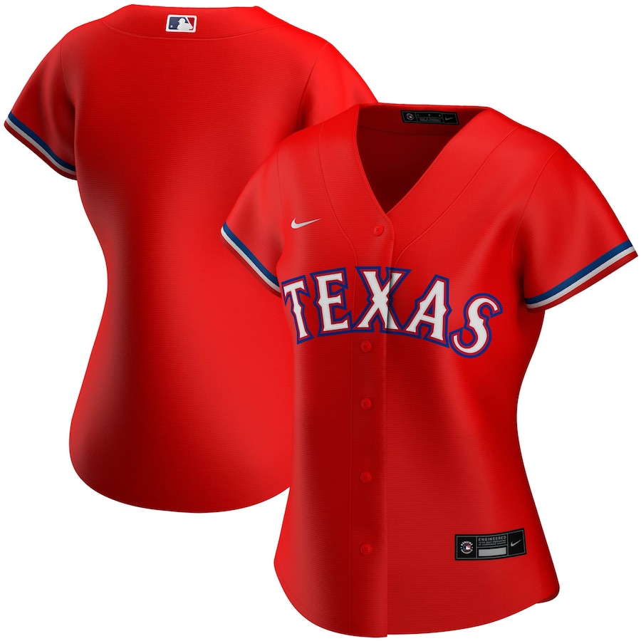 Texas Rangers Women's Alternate 2020 Replica Team Jersey ÃƒÂ¢Ã¢â€šÂ¬Ã¢â‚¬Å“ Red
