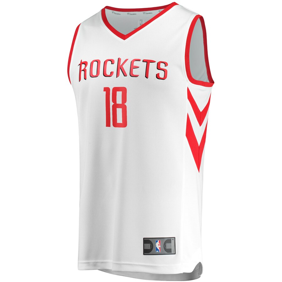 Alternative view of Thabo Sefolosha Houston Rockets Fanatics Branded Youth Fast Break Player Jersey - Association Edition - White