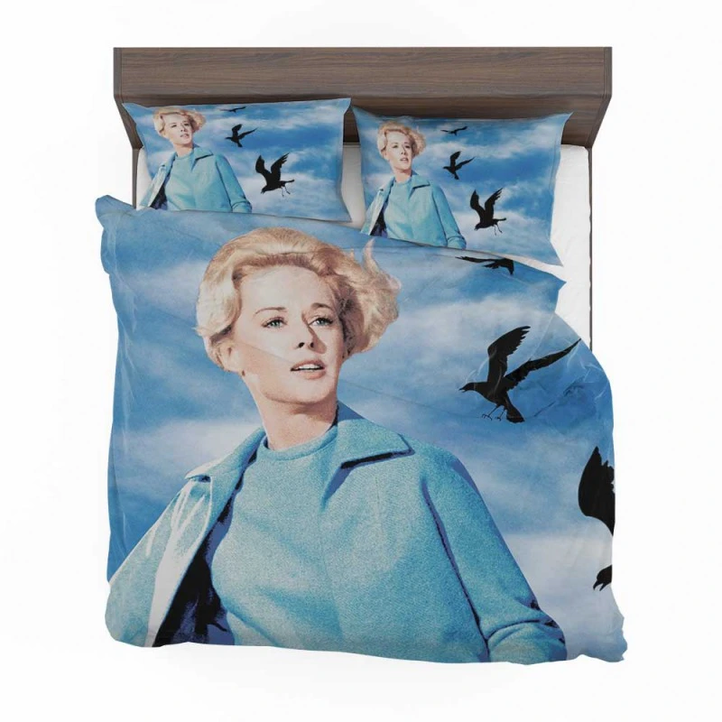 Alternative view of The Birds Movie Bedding Set - Custom Bedding Set