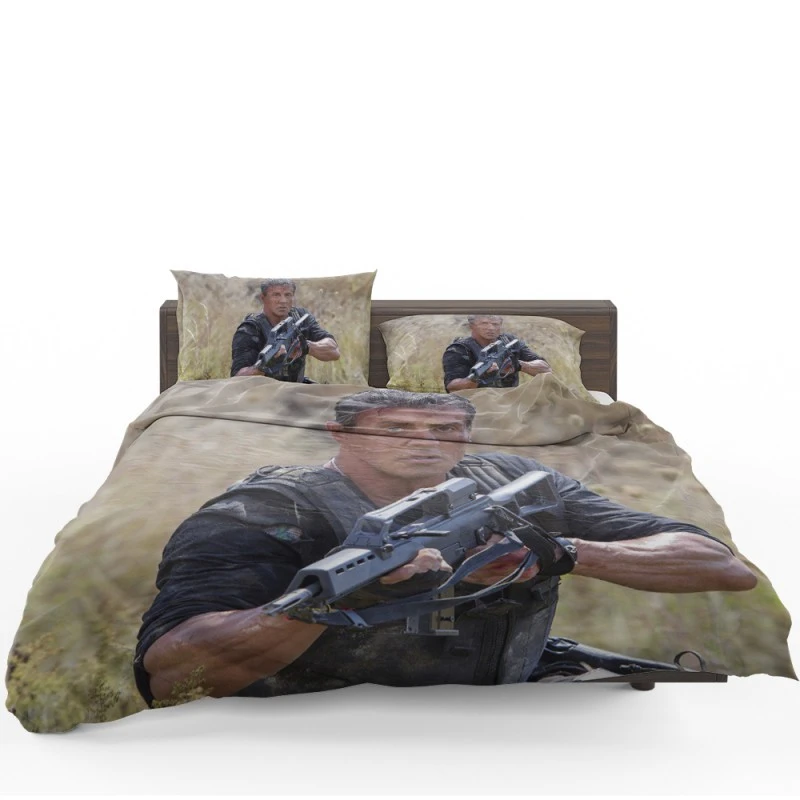 The Expendables 3 Movie Barney Ross Sylvester Stallone Bedding Set - Custom Bedding Set