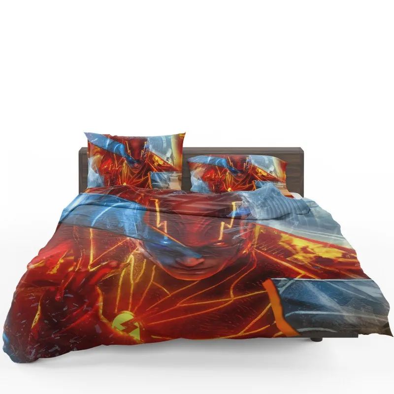 The Fastest Man Alive The Flashs Speedster Chronicles Bedding Set - Custom Bedding Set