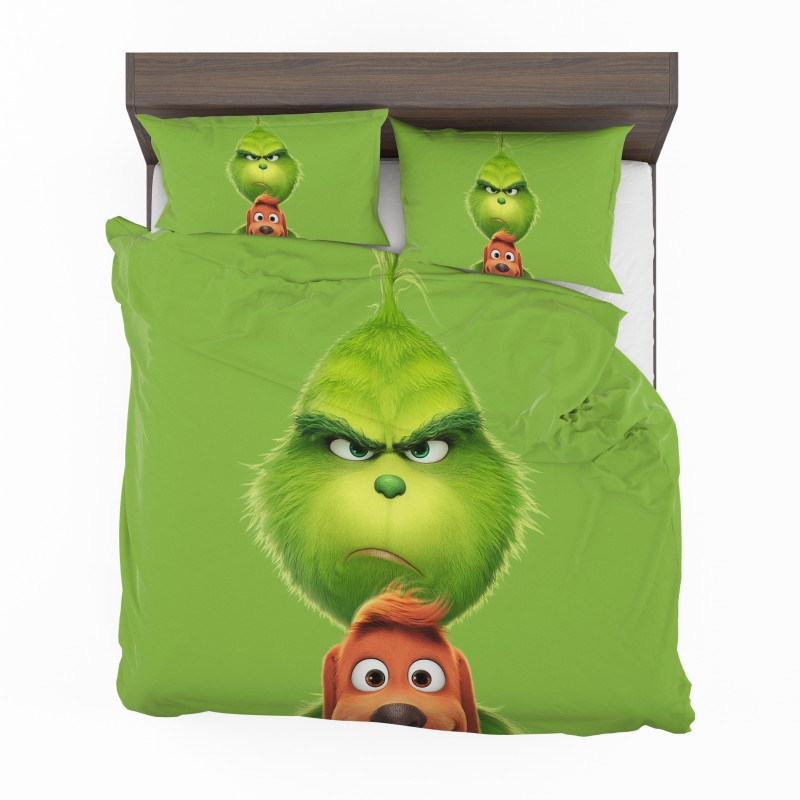 Alternative view of The Grinch Movie Bedding Set - Custom Bedding Set