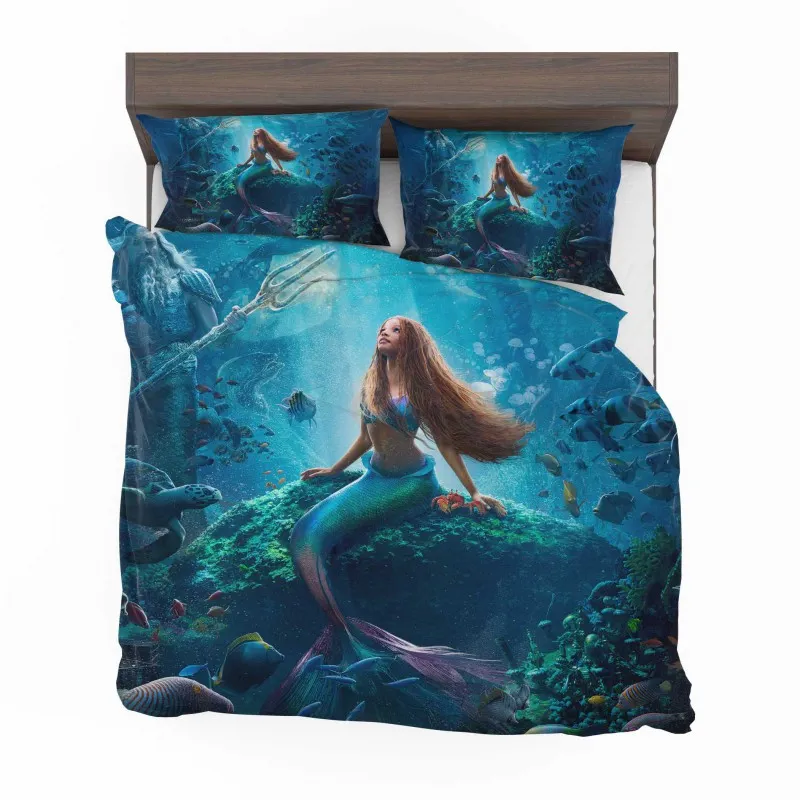 Alternative view of The Little Mermaid Underwater Tale Bedding Set - Custom Bedding Set