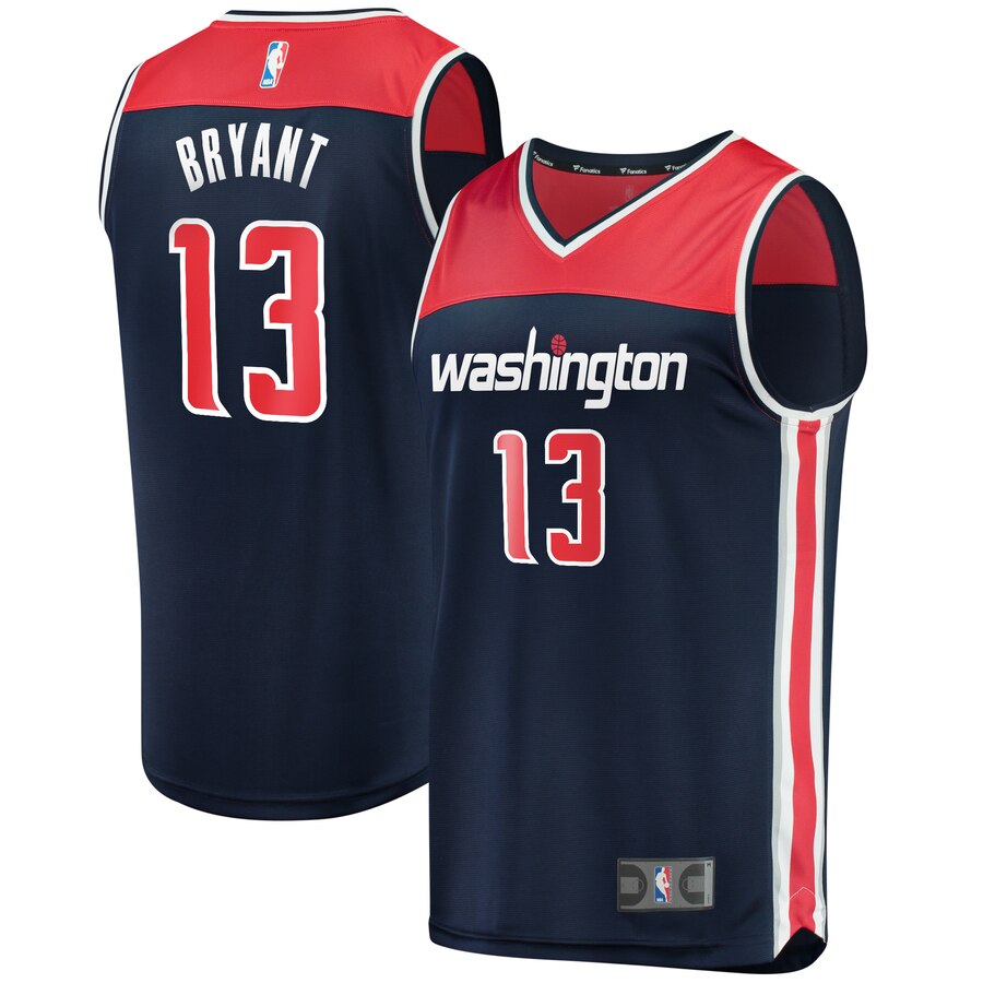 Thomas Bryant Washington Wizards Fanatics Branded Youth Fast Break Player Jersey - Statement Edition - Navy