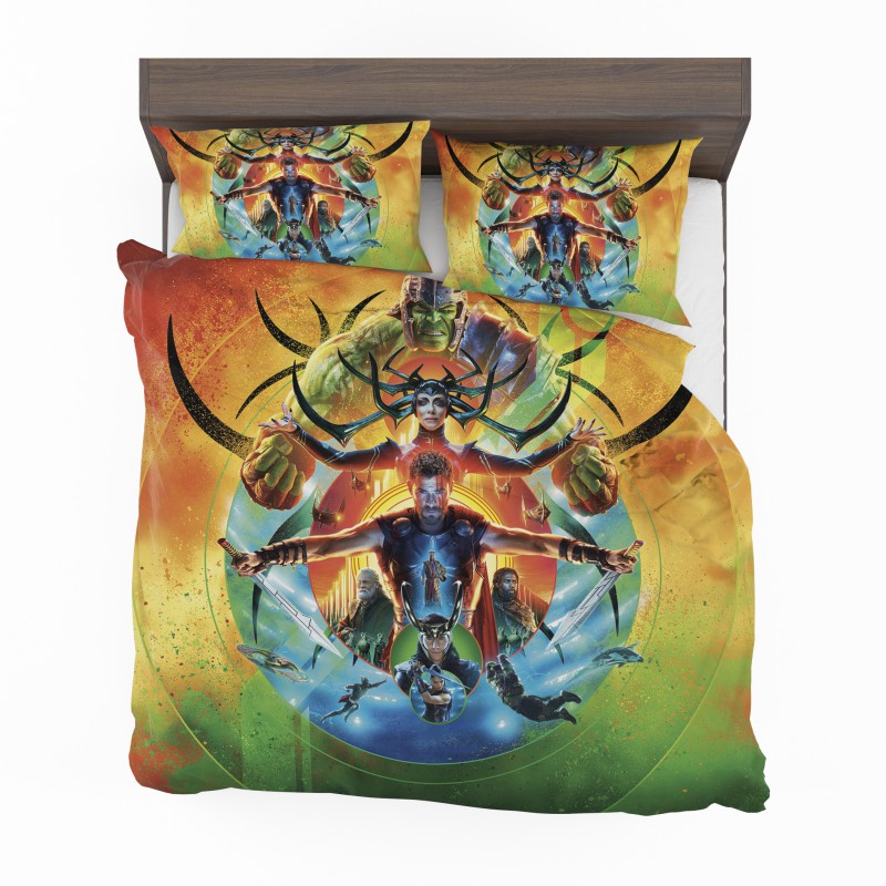 Alternative view of Thor Ragnarok Marvel Cinematic Universe's Bedding Set - Custom Bedding Set