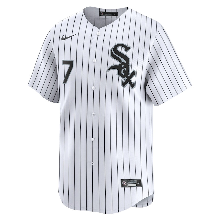 Alternative view of Tim Anderson 7 Chicago White Sox Home Limited Player Men Jersey - White