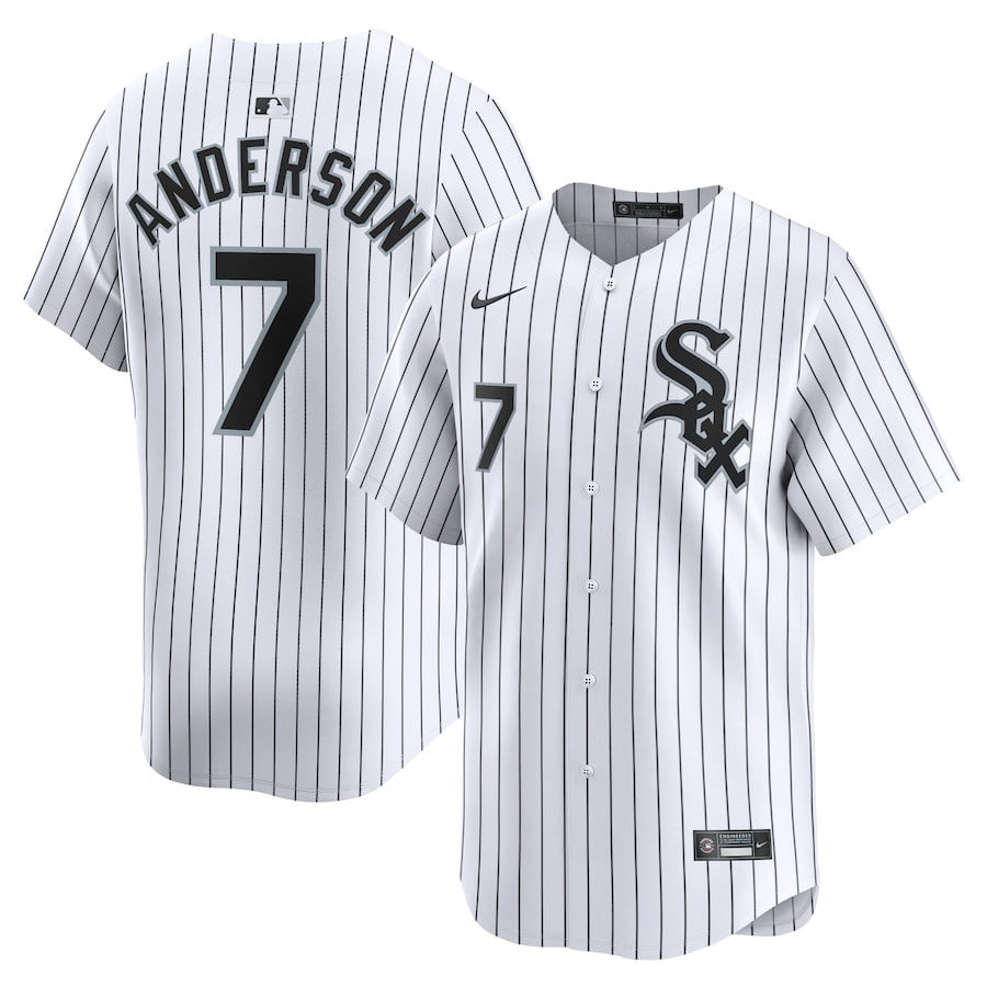Tim Anderson 7 Chicago White Sox Home Limited Player Men Jersey - White