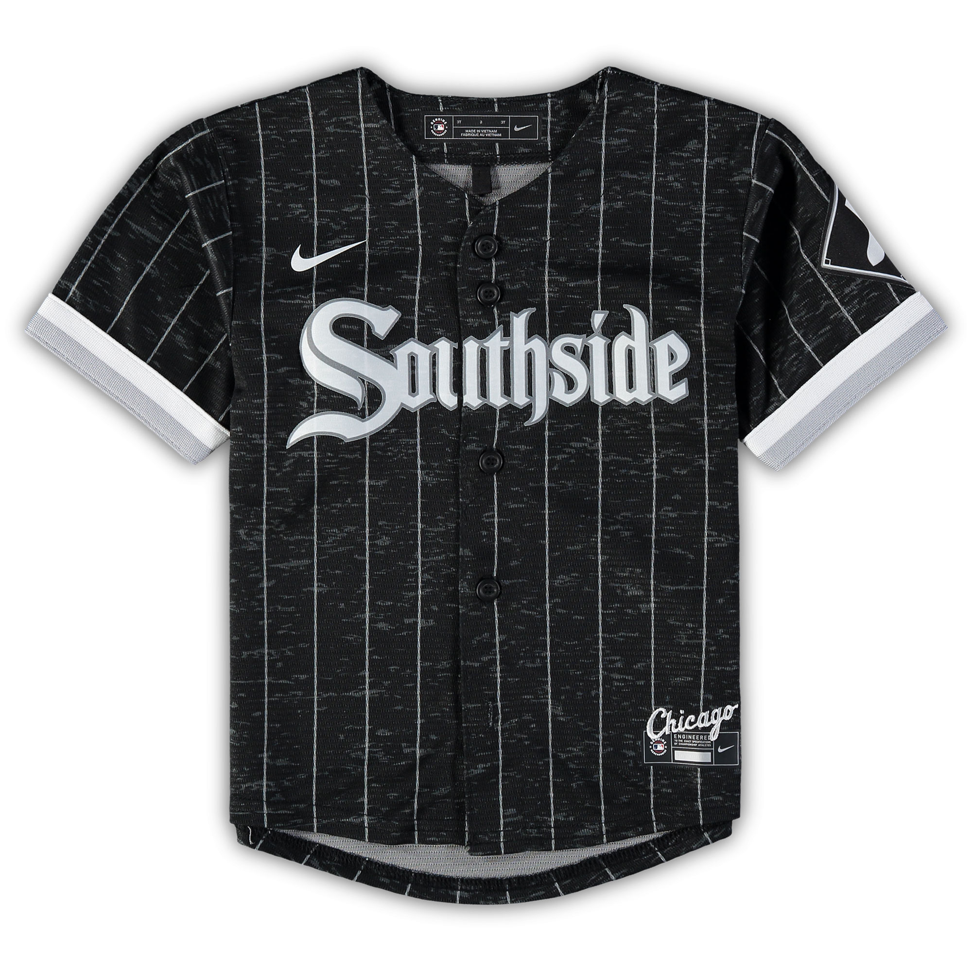 Alternative view of Tim Anderson Chicago White Sox Toddler City Connect Replica Player Jersey - Black