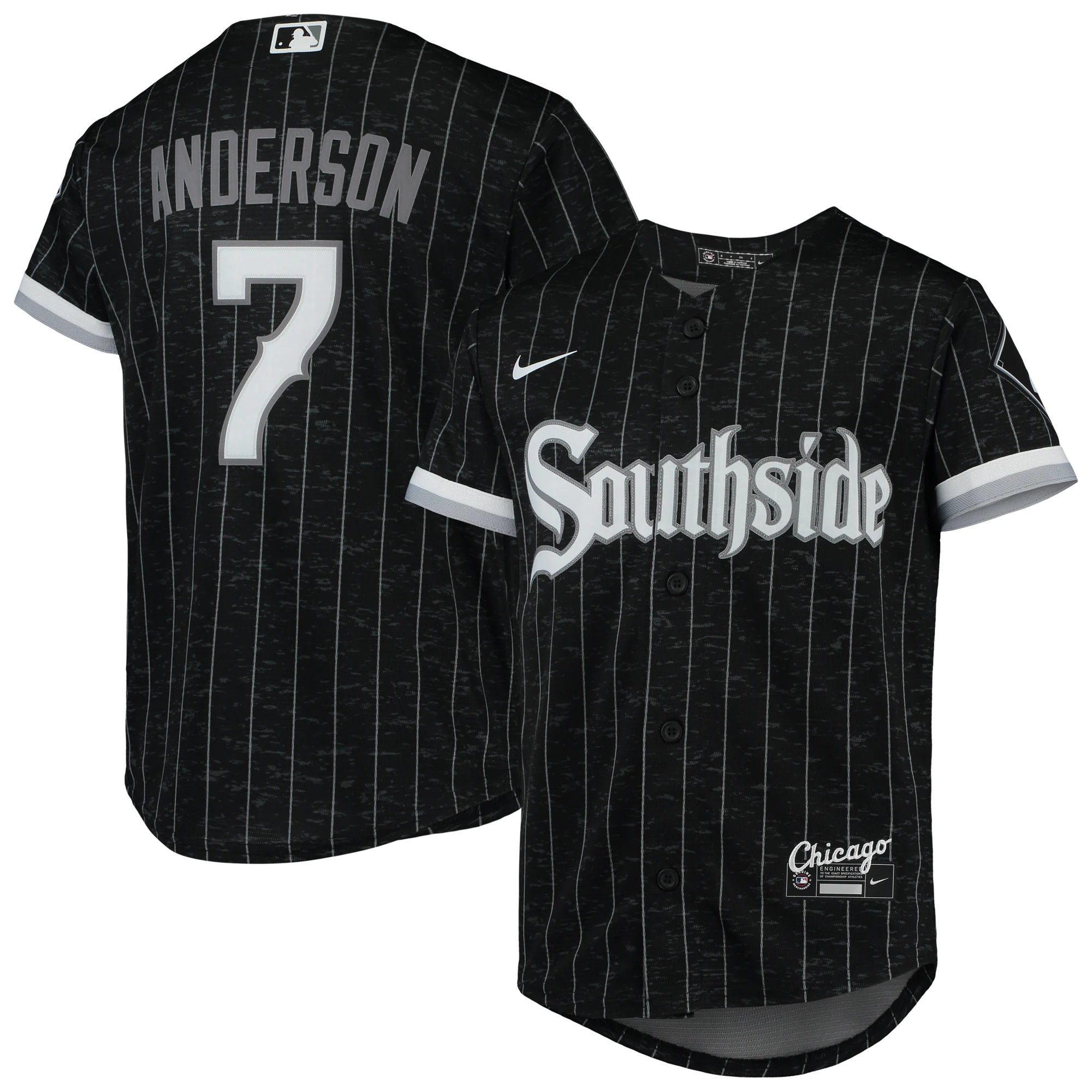 Tim Anderson Chicago White Sox Youth City Connect Replica Player Jersey - Black
