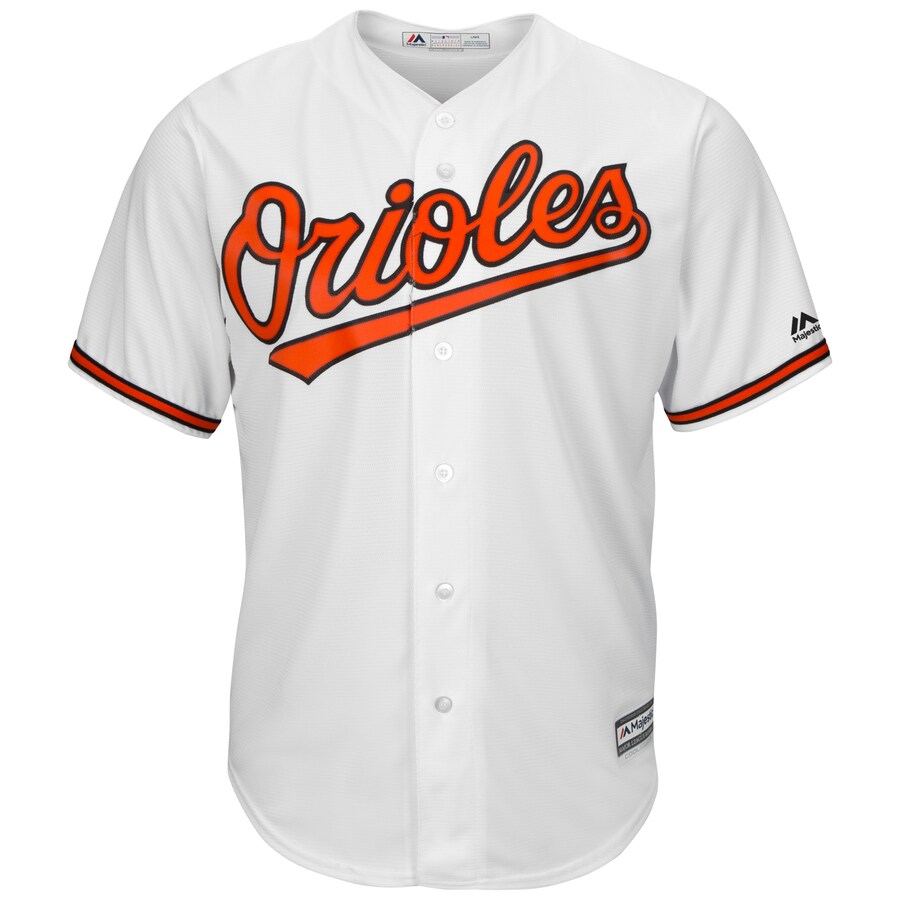 Alternative view of Tim Beckham Baltimore Orioles Majestic Home Cool Base Player Jersey - White Color