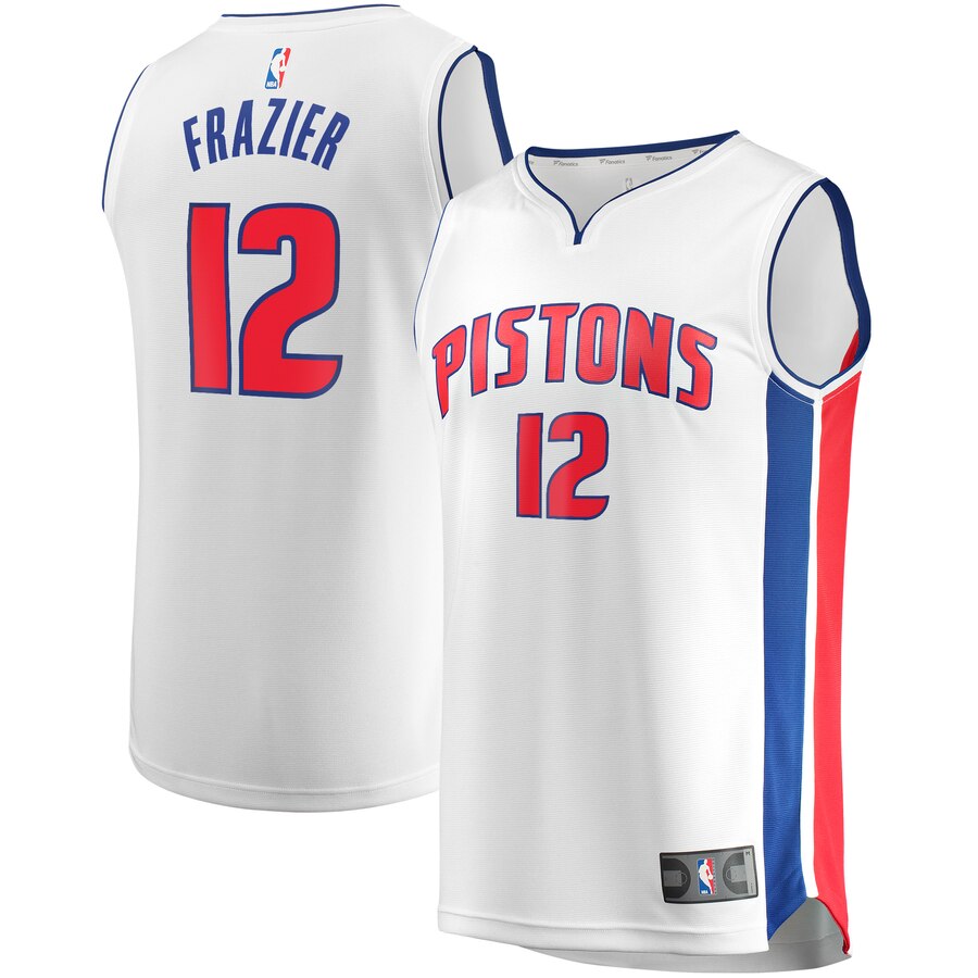 Tim Frazier Detroit Pistons Fanatics Branded Fast Break Replica Jersey White - Association Edition